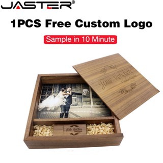 Jaster (ฟรีโลโก้ที่กําหนดเอง) แฟลชไดรฟ์ USB 128GB พร้อมกล่อง…