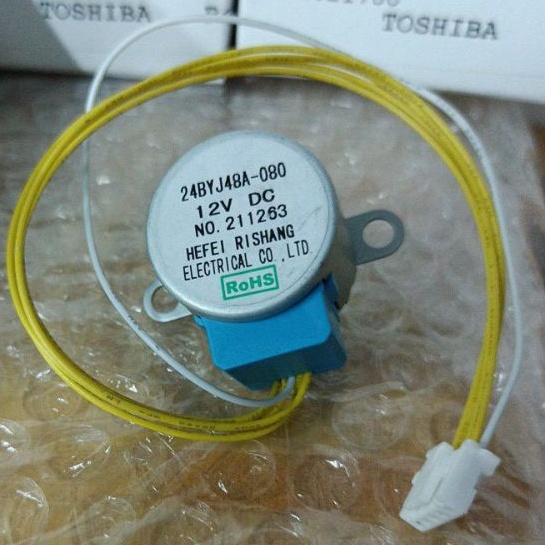 900226 มอเตอร์สวิงเดิม อะไหล่โตชิบา 43t21461 24byj48a-080