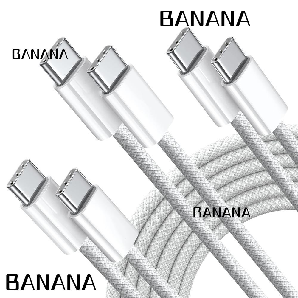Banana1 สายชาร์จ Type-C USB C PD 66W Type C ชาร์จเร็ว อุปกรณ์เสริม สําหรับ iPhone15 ProMax iPad
