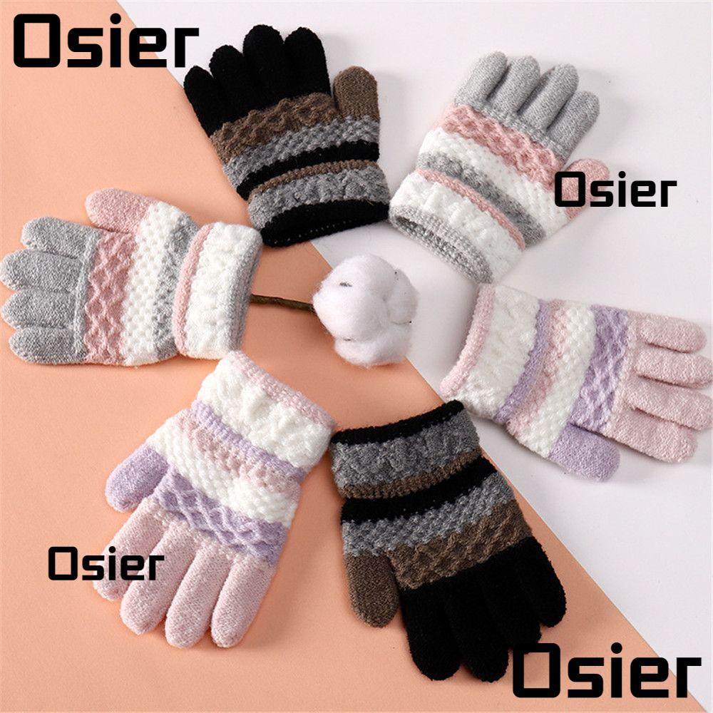 Osier1 ถุงมือยืดหยุ่น แบบนิ่ม สําหรับเด็กผู้ชาย และเด็กผู้หญิง 1 คู่
