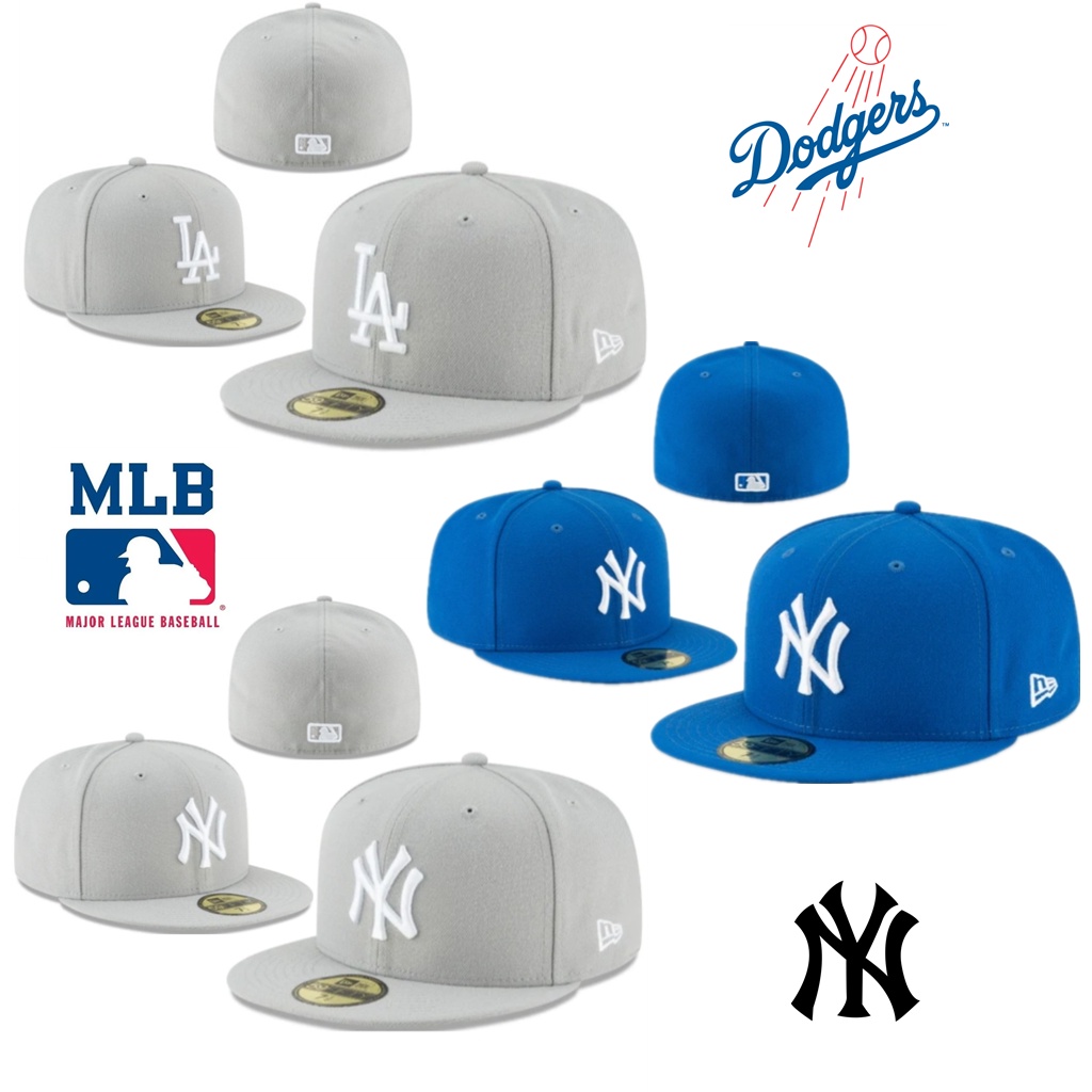 หมวกเบสบอล MLB New York Yankees Los Angeles Dodgers สามารถปรับได้ สไตล์ฮิปฮอป แฟชั่นคลาสสิก สําหรับผู้ชาย และผู้หญิง