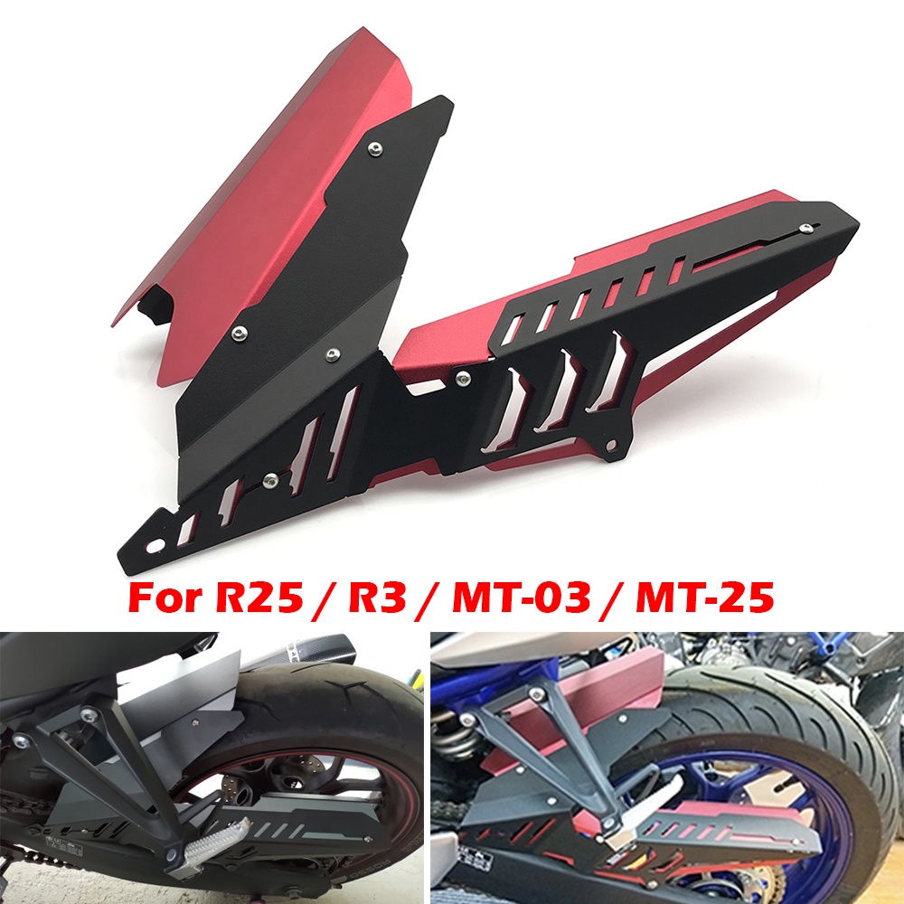 บังโคลนหลัง ป้องกันโซ่ อุปกรณ์เสริม สําหรับรถจักรยานยนต์ YAMAHA YZF R25 R3 MT-03 MT-25 MT03 MT25 2013-2019 2020