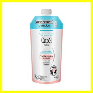 Curel Intensive Moisture Care Hair Conditioner 340ml คิวเรล แฮร์ คอนดิชันเนอร์ ครีมนวดผม สำหรับหนังศีรษะบอบบางแพ้ง่า...