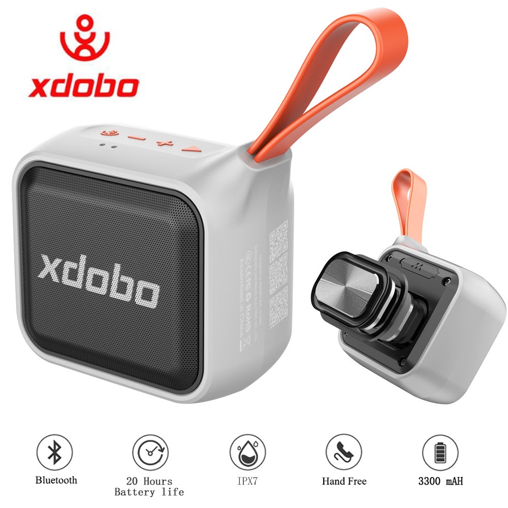【TH Ready Stock 24h Shipping】Xdobo Prince 1995-II ลําโพงซับวูฟเฟอร์บลูทูธไร้สาย 12W 3300mAh IPX7 กันน้ํา เบส BT TF Play Soundbar กลางแจ้ง