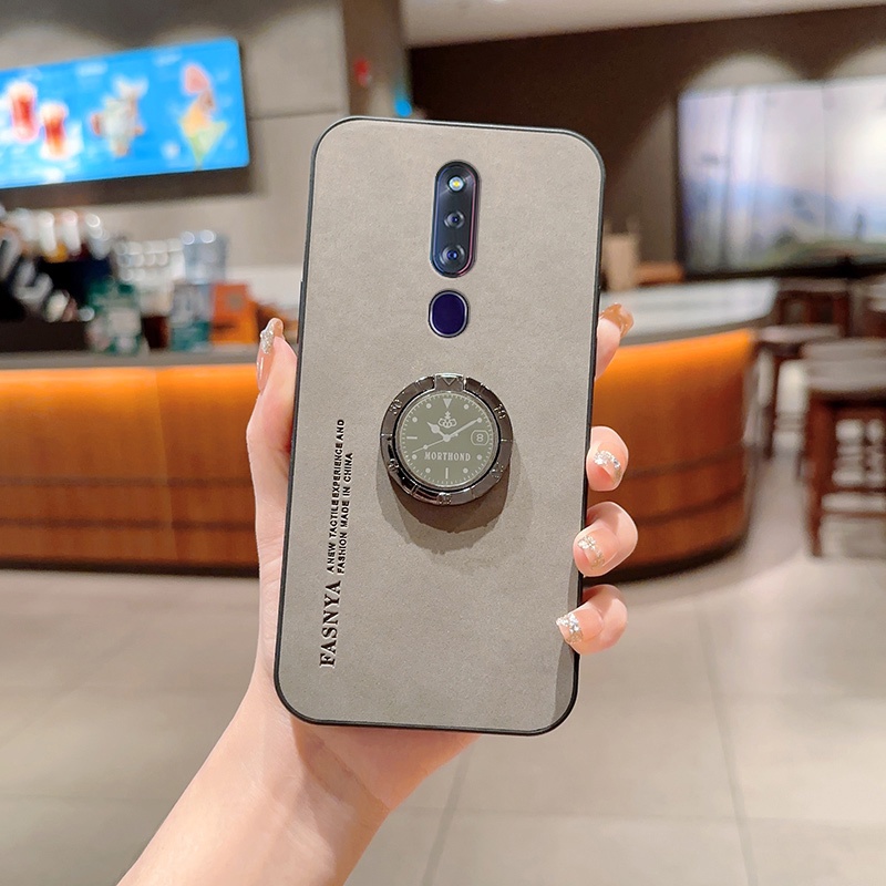 เคส OPPO F11 Pro F11 F9 F7 F5 โทรศัพท์มือถือผู้ชาย และผู้หญิง แบบเรียบ สไตล์นักธุรกิจ สําหรับ ZJYBP