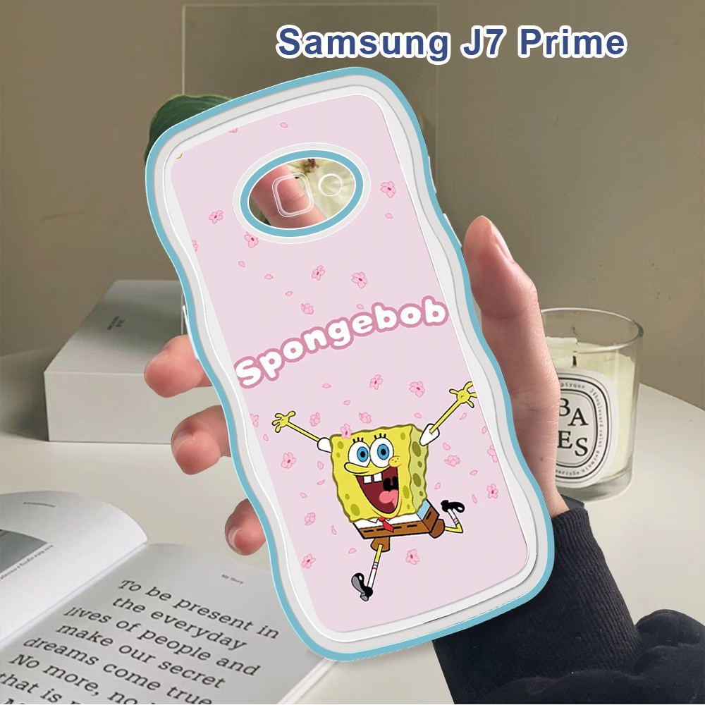 เคสโทรศัพท์มือถือแบบนิ่ม กันกระแทก ลายการ์ตูนสพันจ์บ็อบหัวเราะ สร้างสรรค์ สําหรับ Samsung Galaxy J7 Prime J2 Prime J7Pro J5Pro J2Pro 2018