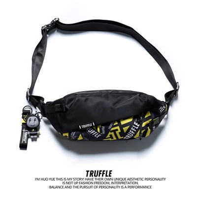 Truffle Crossbody Bag "Yellow T" กระเป๋าคาดอก สำหรับ Smartphone, iPhone, Samsung, Huawei, iPad Mini, Nintendo Switch