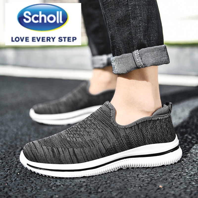 Scholl รองเท้ากีฬา รองเท้าผ้าใบ สลิปออน ส้นแบน สไตล์เกาหลี สําหรับผู้ชาย ไซซ์ 45 46 47 48 ราคา ถูกที่สุด ดีลบีเคเค แกลเลอรีภาพที่ 8