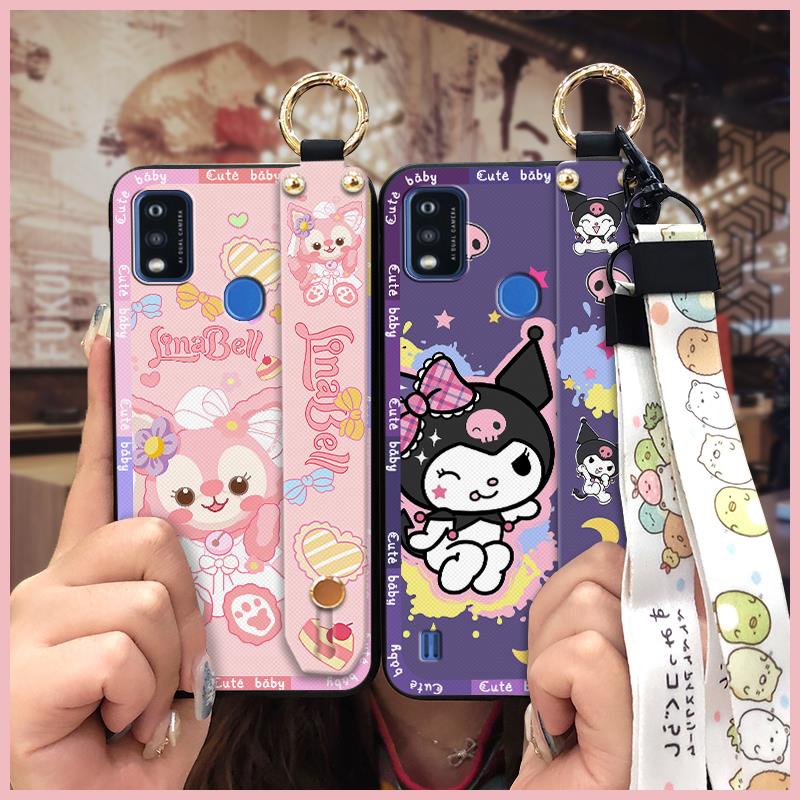 Wrist Strap Waterproof Phone Case For ZTE Blade A51/51S/A7P Anti-knock Cute Shockproof Anti-dust ring Durable Lanyard