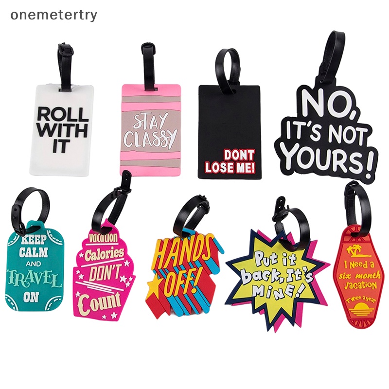 Onem ป้ายแท็กชื่อ ID อุปกรณ์เสริม สําหรับกระเป๋าเดินทาง