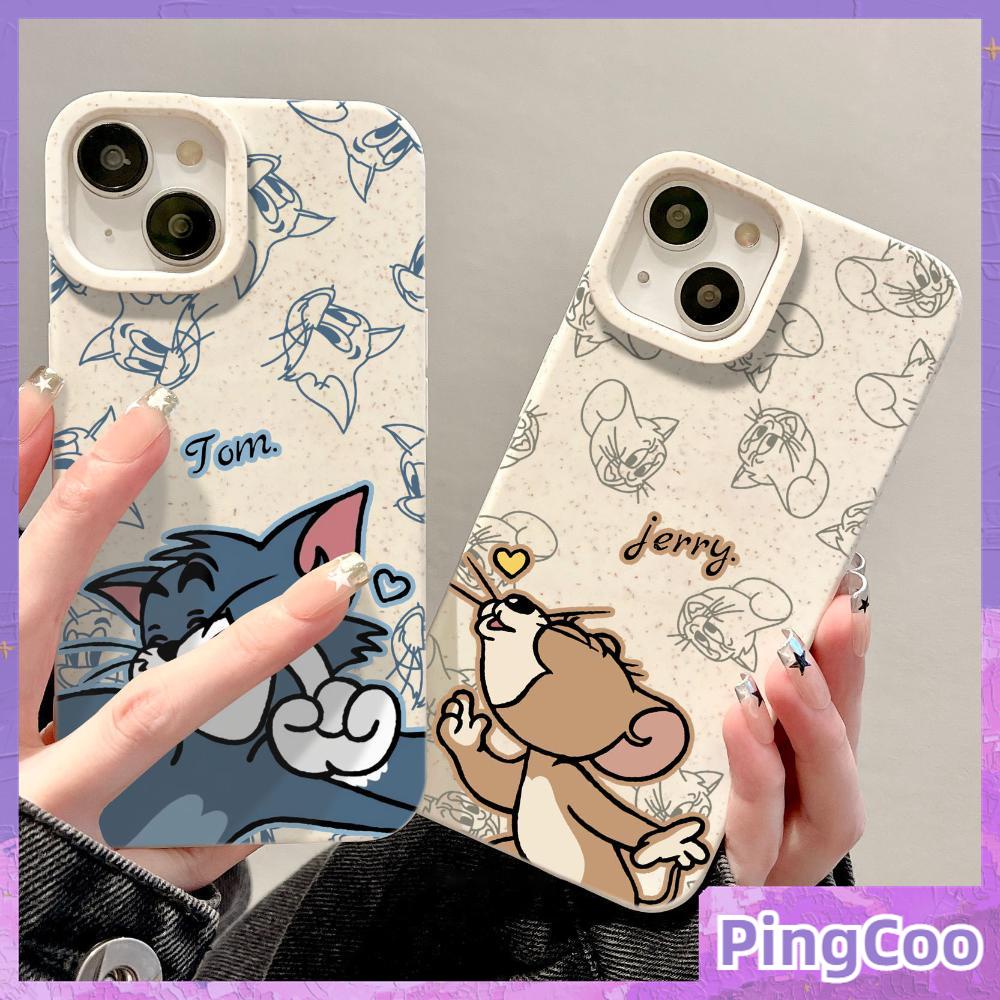 Pingcoo - เข้ากันได้สำหรับ เคส iphone 11 เคสไอโฟน เคสไอโฟน11 กรณีเป็นมิตรกับสิ่งแวดล้อมย่อยสลายได้สีขาวนุ่มกันกระแทกน่ารักการ์ตูนเมาส์แมวเข้ากันได้กับ iPhone 14 PRO MAX 13 PRO MAX 12 11 XR XS MAX 7 8 PLUS