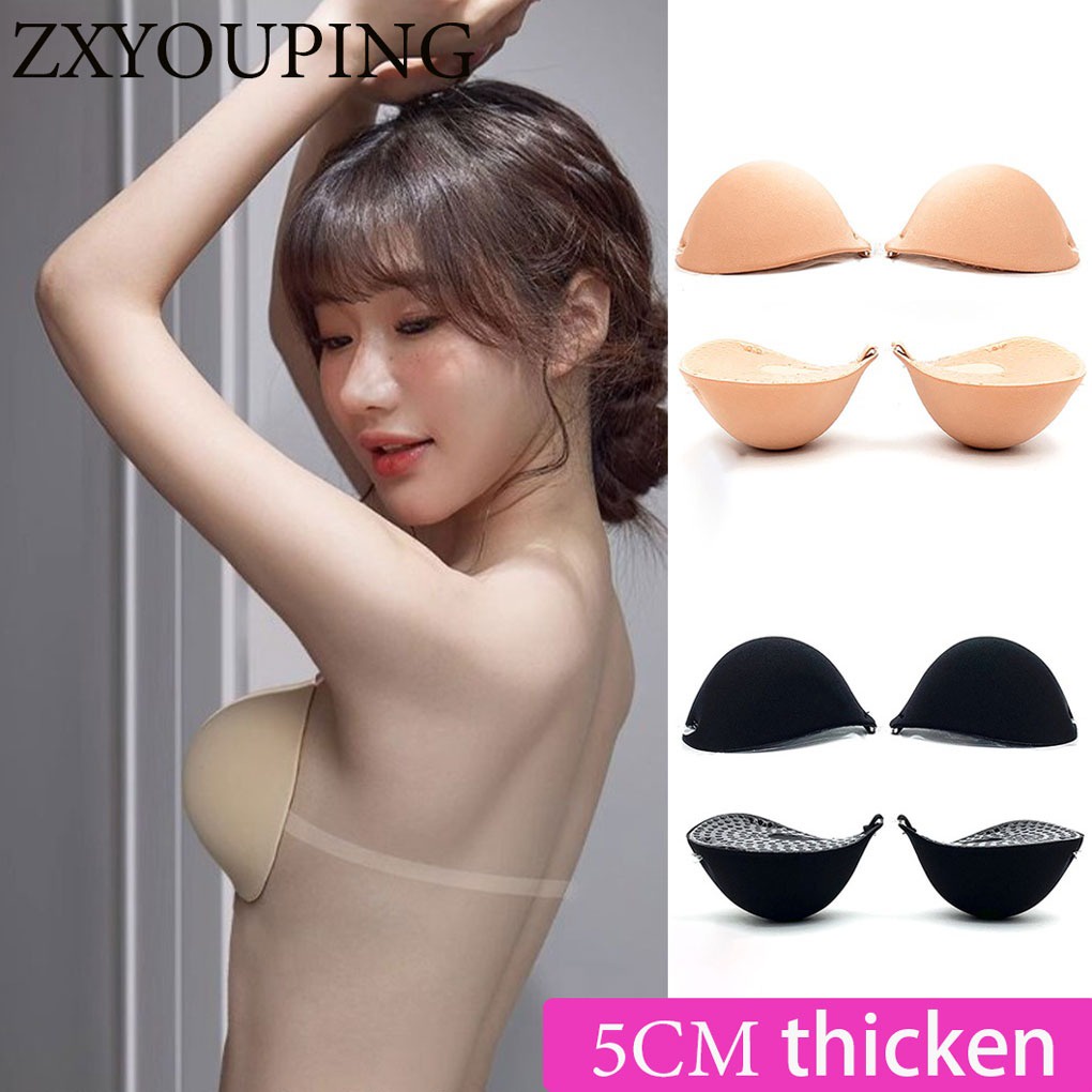 Zxyouping เทปสติกเกอร์ซิลิโคน ดันทรงหน้าอก หนา 5 ซม. กันน้ํา ใช้ซ้ําได้ สําหรับผู้หญิง