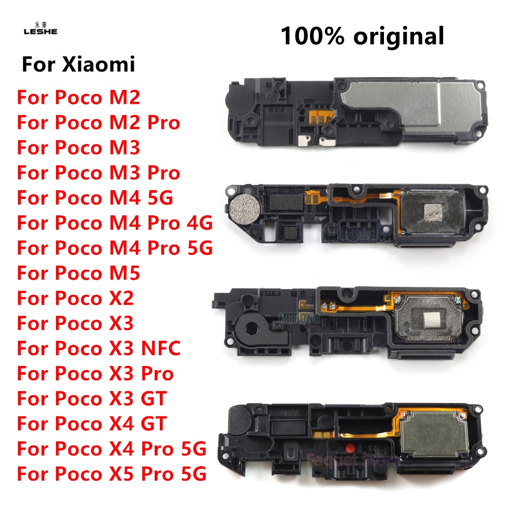 อะไหล่โมดูลลําโพงบัซเซอร์ สําหรับ Xiaomi Poco X3 X4 C3 F3 X2 X5 GT NFC M2 M3 M4 Pro 4G 5G