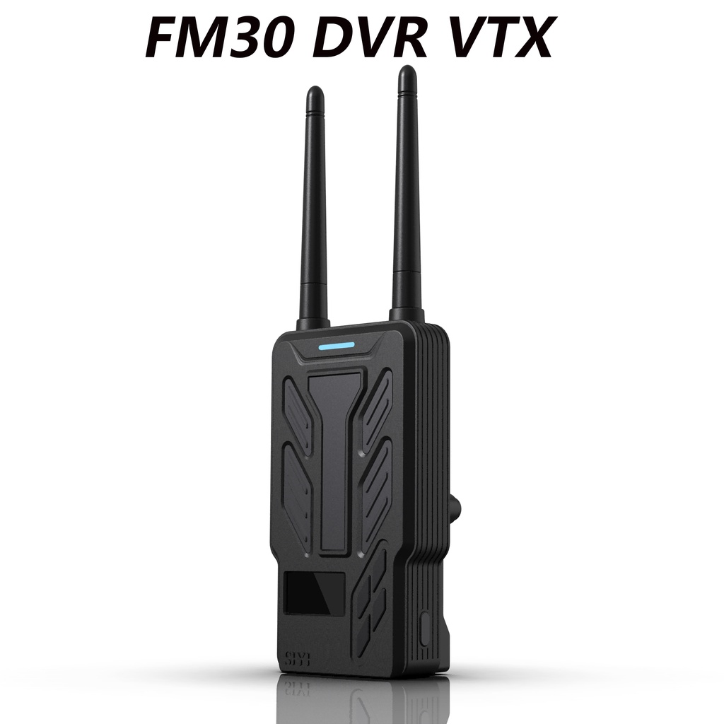 Siyi HM30 Full HD 1080p 60fps 150ms ระบบส่งสัญญาณวิทยุดิจิทัล VTX รีโมตคอนโทรล LED หน้าจอสัมผัส FPV OSD 30KM