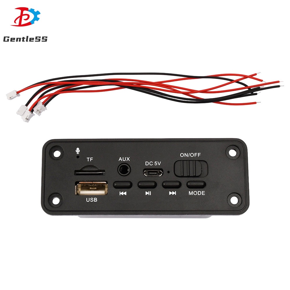 DC5V MP3 เครื่องขยายเสียงถอดรหัส 2*3W พร้อมบลูทูธ 5.0 Lossless USB ไดรฟ์ TF Card AUX Player