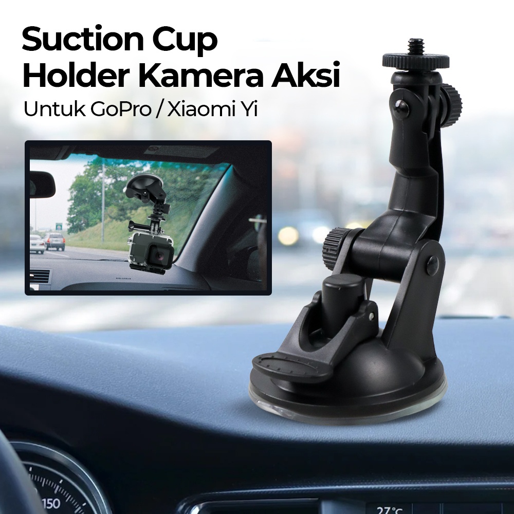 Gopro car holder Forauto ดูดถ้วย Car Holder Action Camera Car สําหรับ GoPro / Xiaomi Yi / Xiaomi Yi 