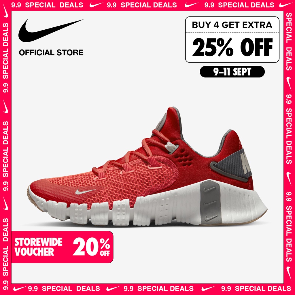 Nike Free Metcon 4 Training Shoes - Light Crimson
