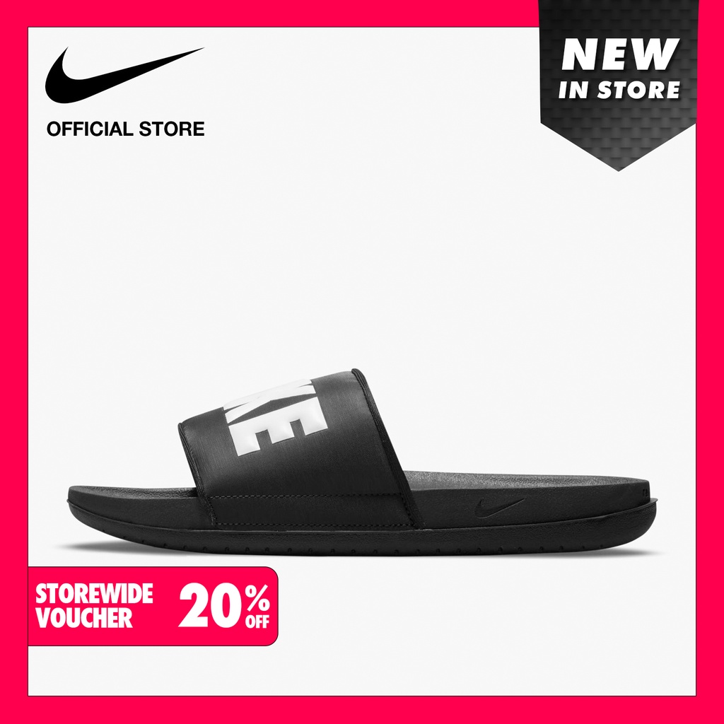 Nike Men's Offcourt Slides - Black ไนกี้ รองเท้าแตะผู้ชาย ออฟคอร์ท - สีดำ