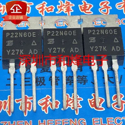 P22N60E SIHP22N60E-E3 ใหม่ล่าสุด TO-220 600V 22A