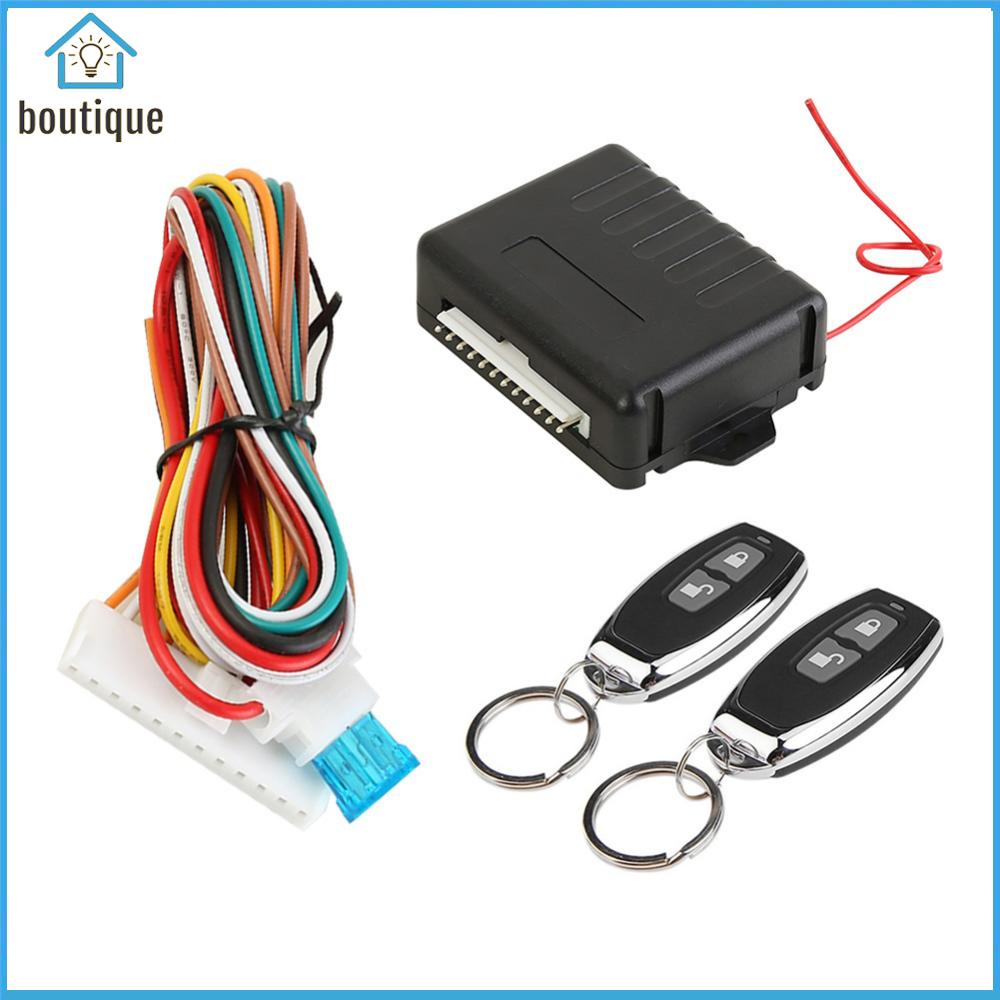 รีโมทคอนโทรลรถยนต์ Central Lock Kit ระบบเตือนภัยอัตโนมัติ Keyless Entry 410 / T231