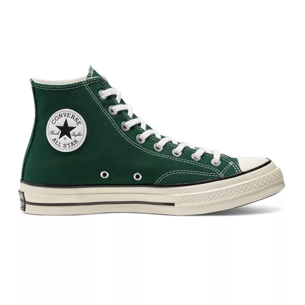 รองเท้าผ้าใบหุ้มข้อ Converse All Star สีเขียว แฟชั่น