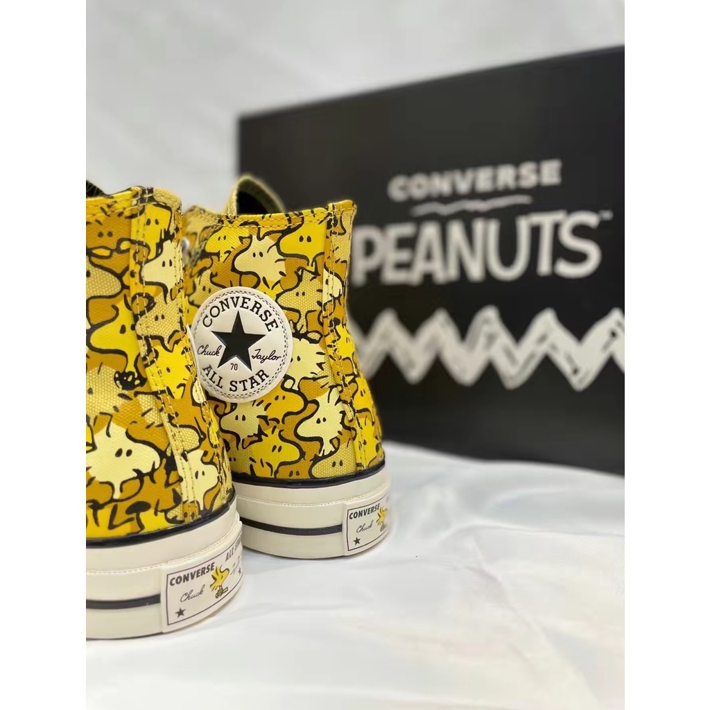 Converse x Peanuts Chuck Snoopy all star Casual รองเท้าผ้าใบ unisex-1278 แฟชั่น