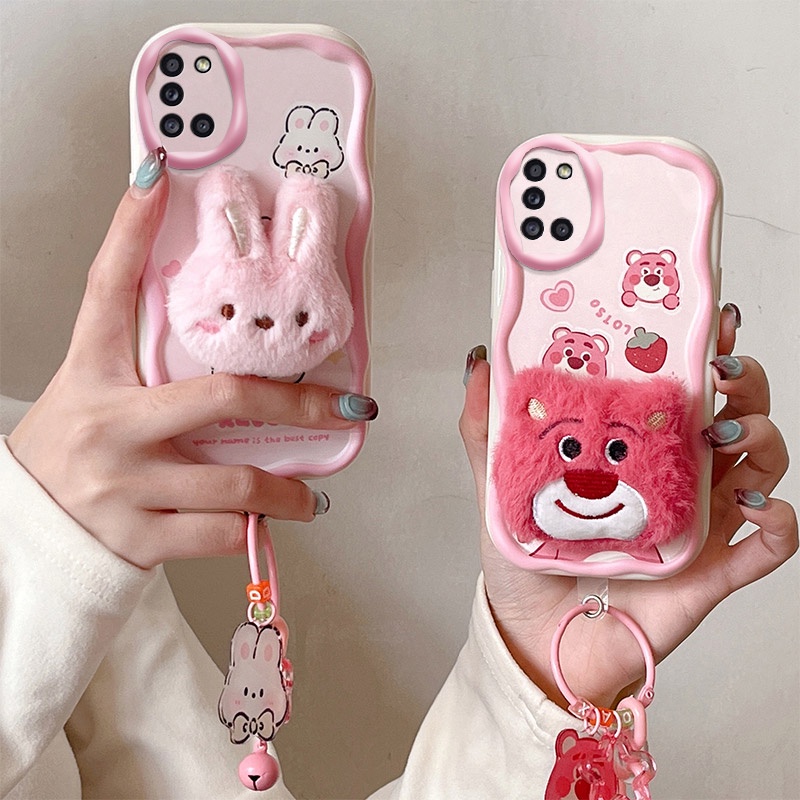 เคส samsung a31 เคสโทรศัพท์มือถือ ผ้ากํามะหยี่ขนนิ่ม ลาย bts น่ารัก สําหรับ samsung a31