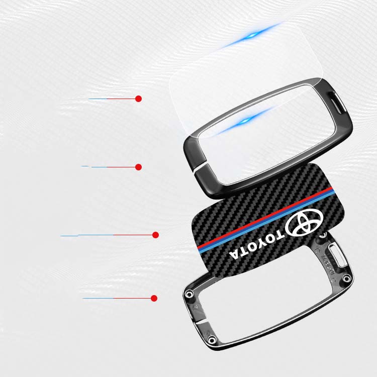 เคสกุญแจรีโมทรถยนต์ สําหรับ Toyota Yaris Cross 2023 Vios Raize Veloz AVANZA 2022-2024