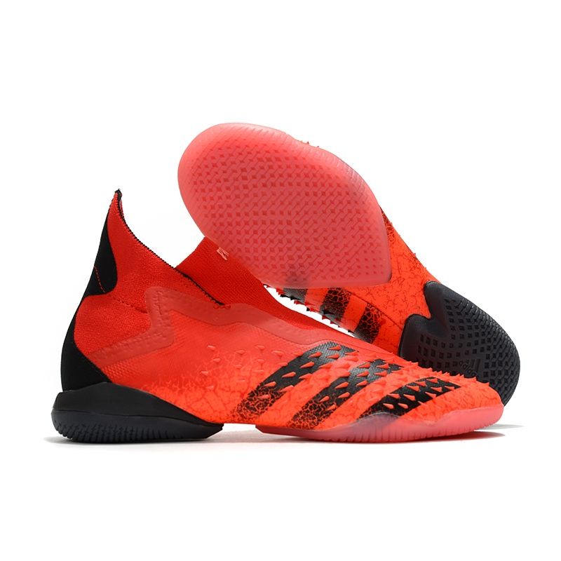 กีฬา Adidas Predator Freak Red Black รองเท้าฟุตซอล