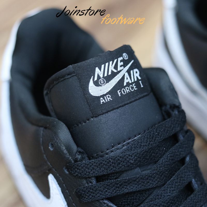Sepatu Wanita Nike Air Force 1 Black List White Premium Import High Quality แฟชั่น