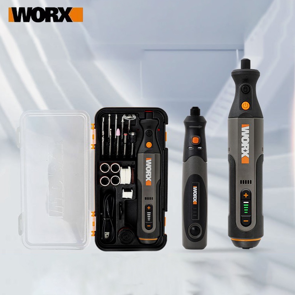 Worx เครื่องเจียรโรตารี่ไร้สาย ขนาดเล็ก 8V WX750 WX106 ชาร์จ USB