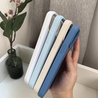 (1-3วันได้) เคสกำมะหยี่ โชร์โลโก้ สำหลับ รุ่น iPHONE 11 12 13 14 Pro SE2 2020/SE3 2022/6Plus 7Plus 8Plus เคสลบรอยได้ 024