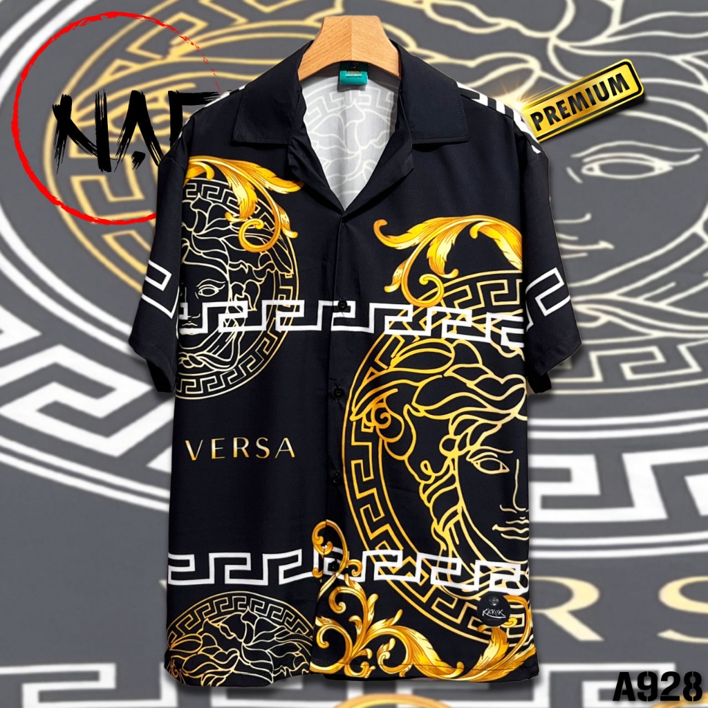 เสื้อฮาวาย หน้าคนทองหลังขาวใหญ่ A928