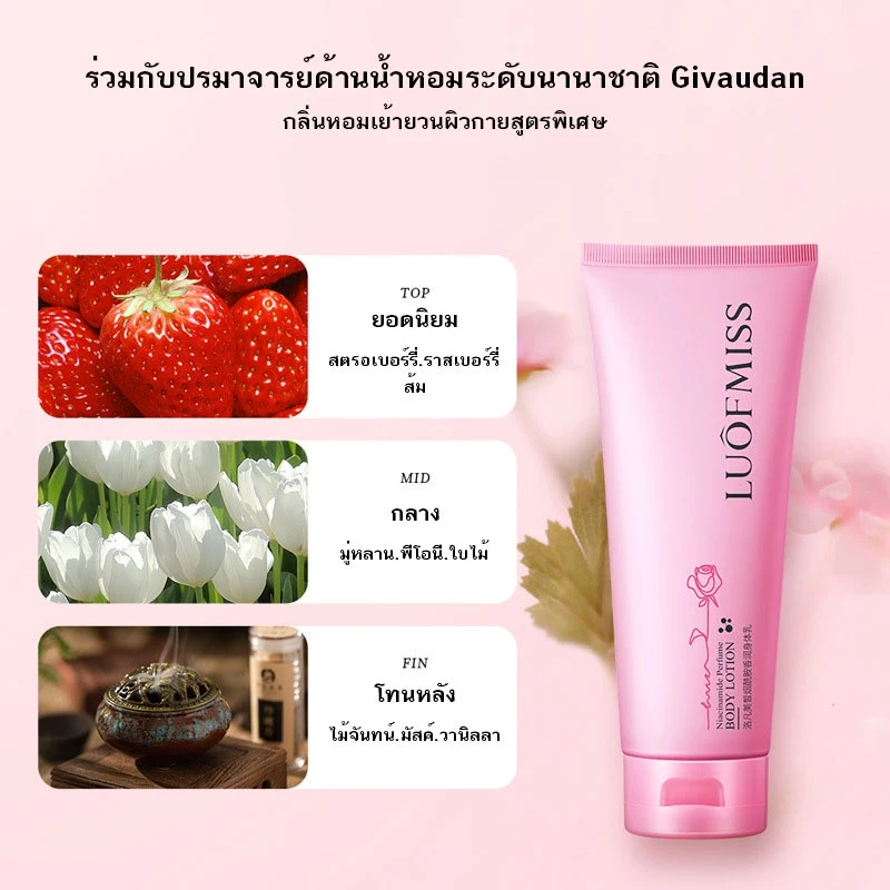 Luofmiss โลชั่นบำรุงผิวกาย น้ำหอม ผิวขาวชุ่มชื้น thumbnail 4