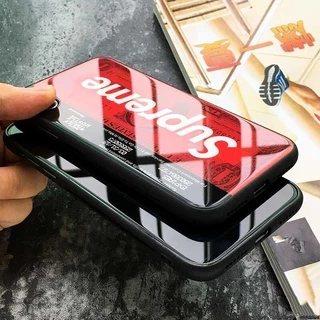 JUSTDOIT เคสโทรศัพท์กระจกนิรภัยสุดหรูสำหรับ For iPhone 15 14 11 13 12 X XS Pro Max 7 8 SE 12MIN 13MINI 6 6S Plus Case