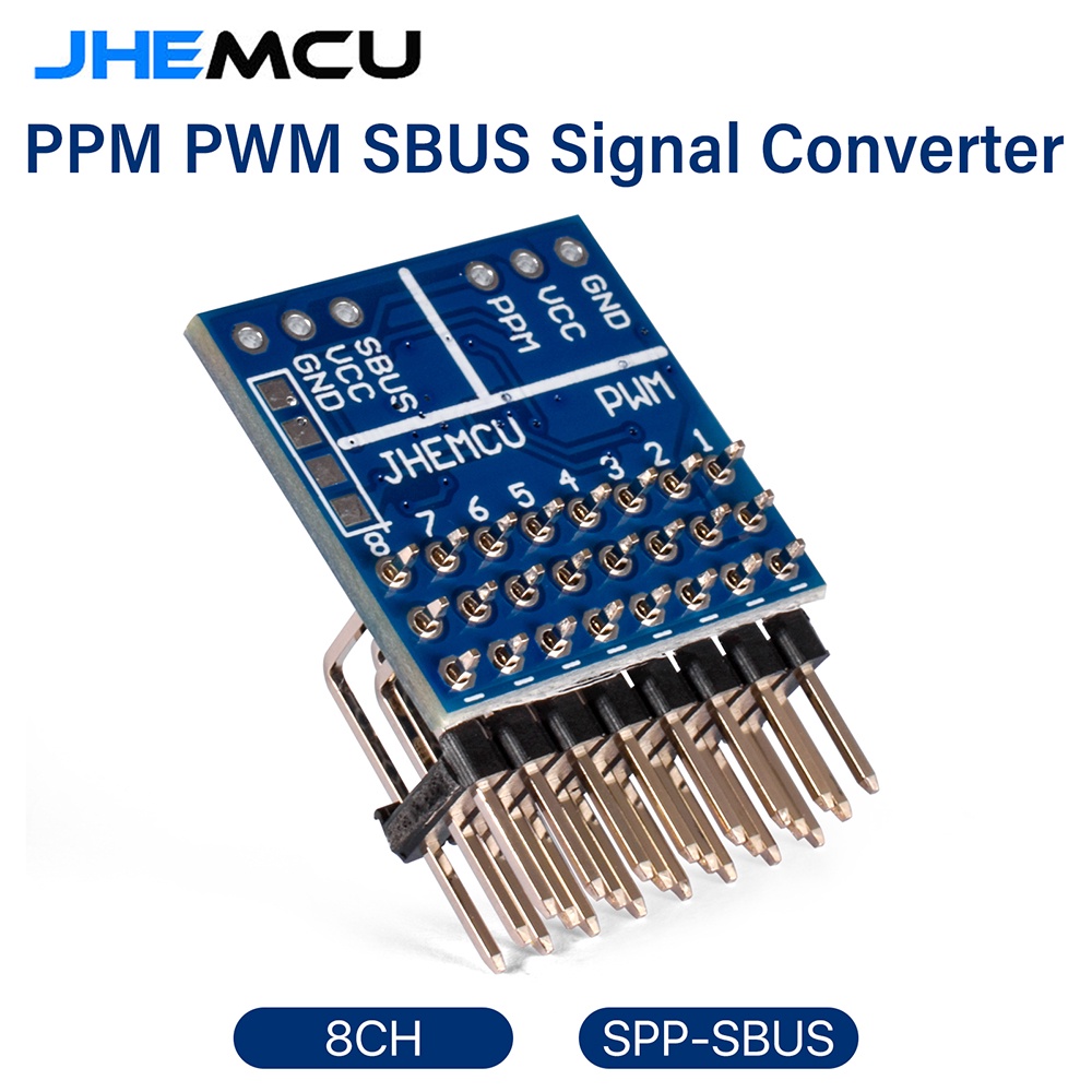 JHEMCU SPP-SBUS 8CH SPP สัญญาณ Converter PPM PWM SBUS โมดูลแปลง 3.3-20V สําหรับ RC Drone FLYSKY IA6B