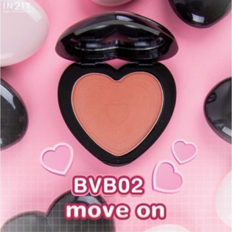 บรัชออนหัวใจ IN2IT Mini Heart Blush On