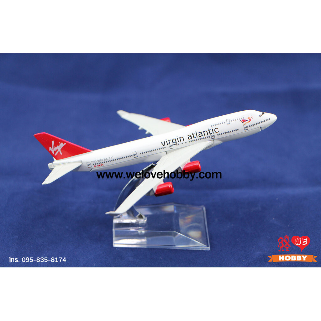 โมเดลเครื่องบิน Virgin Atlantic (Boeing747) อังกฤษ