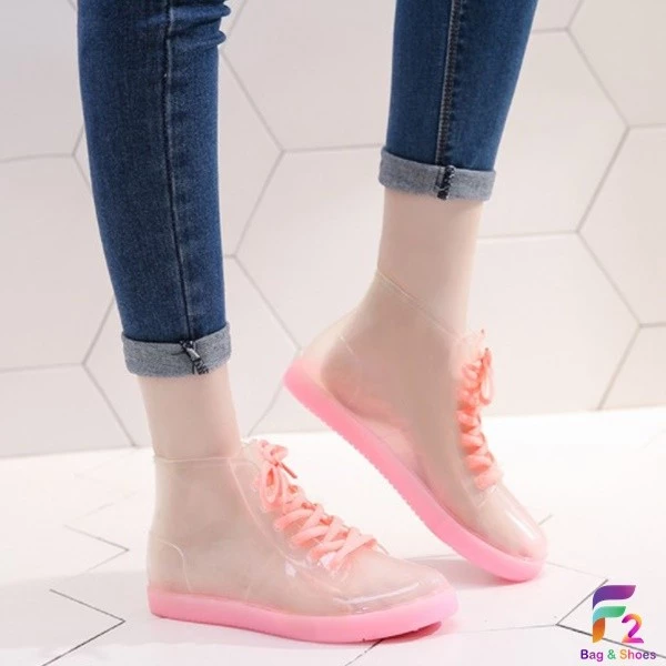 รองเท้ายางนิ่ม กันน้ำ กันลื่น รัดส้น ไซส์ 35-39 thumbnail 6
