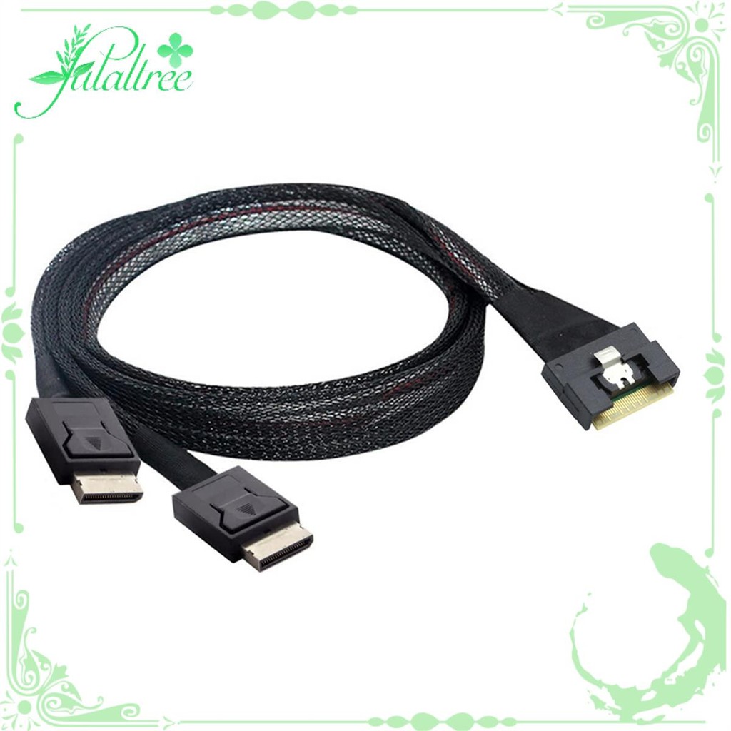 fulaltreeServer Data Cable Server Data Cable High Quality Slim Sas SFF-8654 8i to Oculink SFF-8611 4