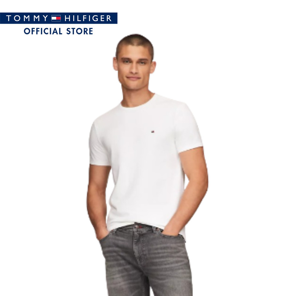 [Special Collection] Tommy Hilfiger เสื้อยืด ผู้ชาย รุ่น 78JA560 100 - สีขาว