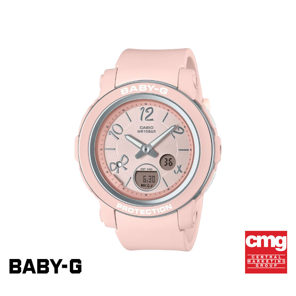 CASIO นาฬิกาข้อมือผู้หญิง BABY-G รุ่น BGA-290RA-4ADR สายเรซิ่น สีชมพู