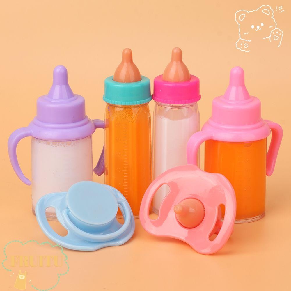 Fruitu Magic ขวดนมตุ๊กตา fit ตุ๊กตาทารกแรกเกิด 18 นิ้วขวดน้ําตุ๊กตา