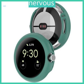 Nerv เคสนาฬิกาข้อมือ PC แบบแข็ง ป้องกันรอยขีดข่วน สําหรับ Pixel Smartwatch