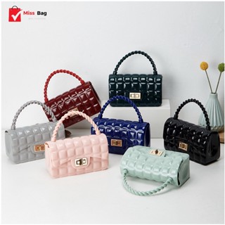 【พร้อมส่ง】miss bag fashion  กระเป๋าจิ๋วไข่มุกมาใหม่ กระเป๋าสะพายข้าง รุ่น D-1376