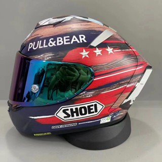 หมวกกันน็อค Shoei X14 America Station Shoei Shoei X14 แบบเต็มหน้า