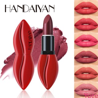 Handaiyan Matte Lipstick Set ง่ายต่อการลงสี Amazon Hot 6 Color Matte Lip Lipstick yuee