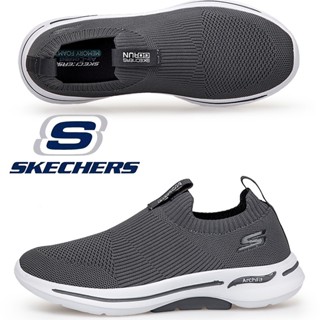 Skechers_ Go Run Archfit รองเท้าแพลตฟอร์ม ผ้าตาข่าย ระบายอากาศ น้ําหนักเบา กันลื่น เหมาะกับใส่กลางแจ้ง แฟชั่นสําหรับผู้ชาย (EUR 39-48)