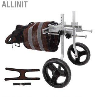 Allinit Dog Wheelchair  Aluminum Alloy Frame Adjustable for Back Legs