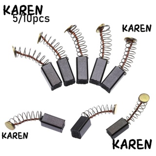 Karen ขายดี เครื่องมือโรตารี่ แปรงคาร์บอน ขนาดเล็ก 5 10 ชิ้น